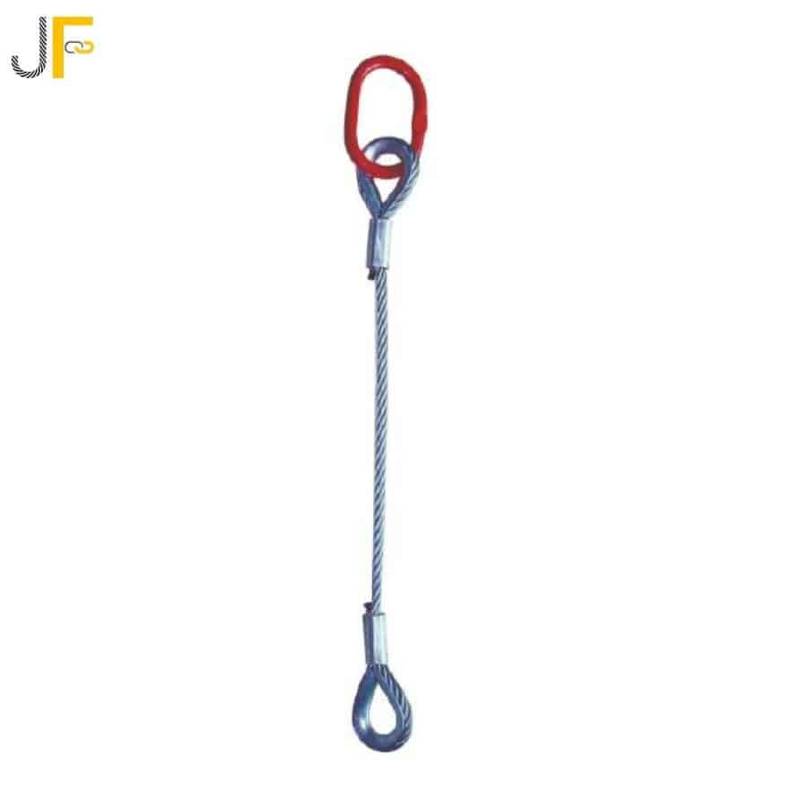 JF Brand Oval Master Single Leg Wire Rope Sling