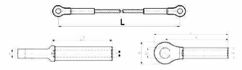 Bulk Swage Threaded Studs Socket Slings - SICHwirerope